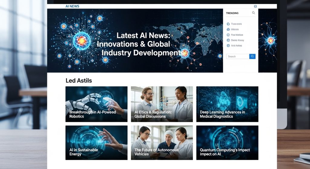 Latest AI News Covers Artificial Intelligence Innovations And Global Industry Developments