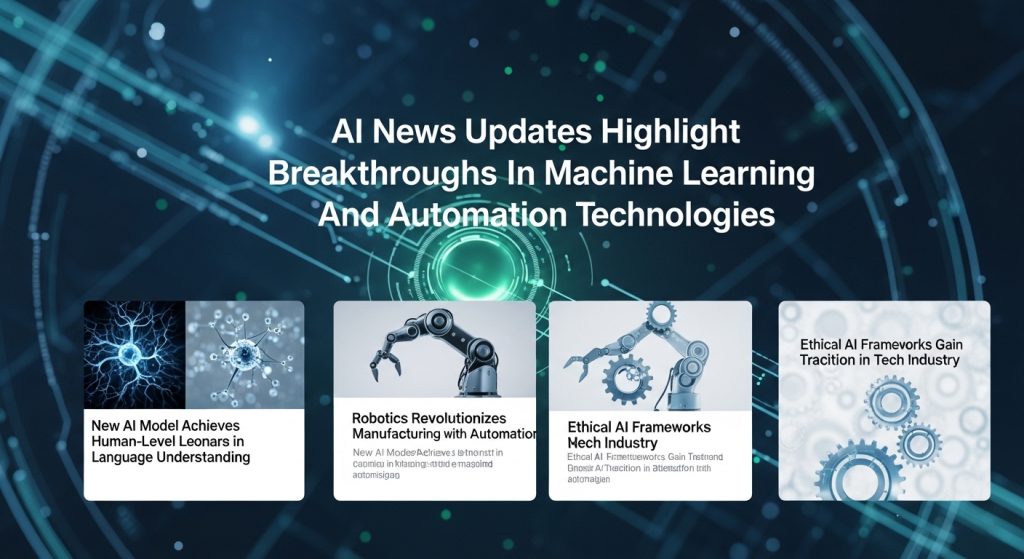 AI News Updates Highlight Breakthroughs In Machine Learning And Automation Technologies